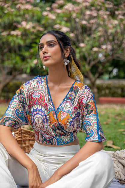 Mystical Mughal Print Co-ord Set - Yuvani