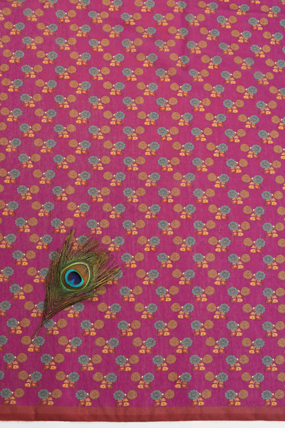 Neel Nartan Chanderi Saree - Yuvani