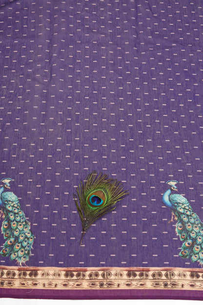 Neelambar Mahal Chanderi Saree - Yuvani