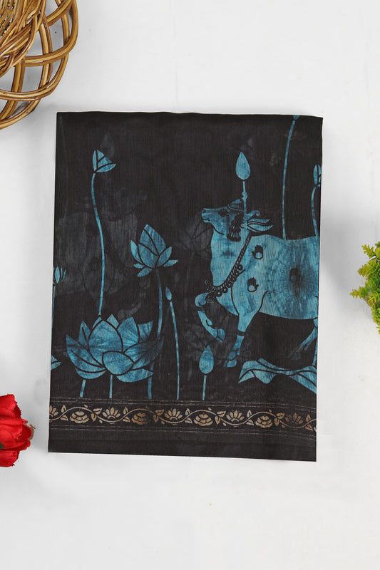 Nilima Chanderi Cotton Saree - Yuvani