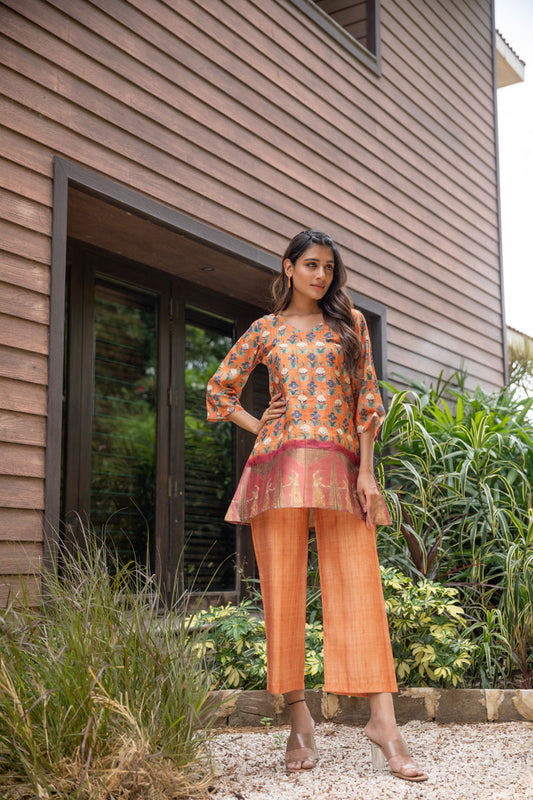 Og Orange Co-ord Set - Yuvani