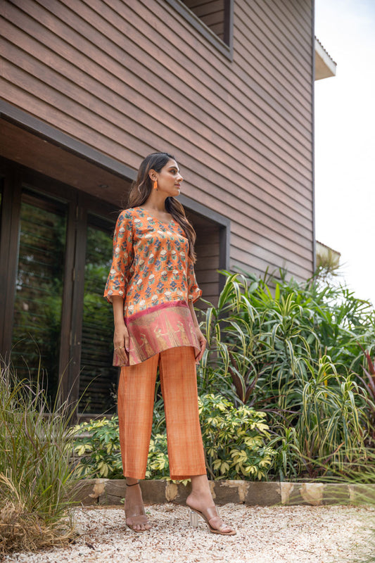 Og Orange Co-ord Set - Yuvani