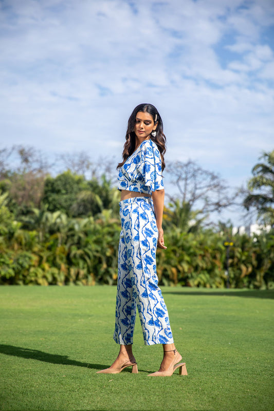 Perfect Porcelain Stylish Co-ords Set - Yuvani