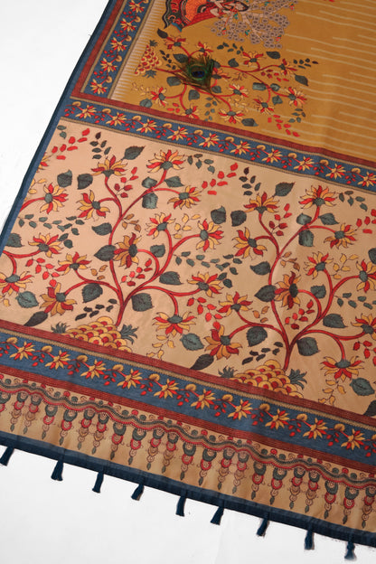 Phoolwari Chanderi Cotton Saree - Yuvani