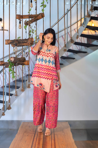 Pink Punch Coord Set - Yuvani