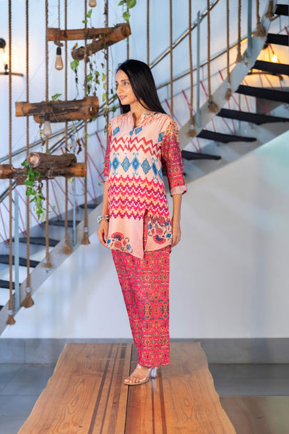 Pink Punch Coord Set - Yuvani