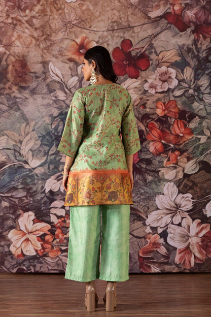 Pista Floral Print Co Ord Set - Yuvani