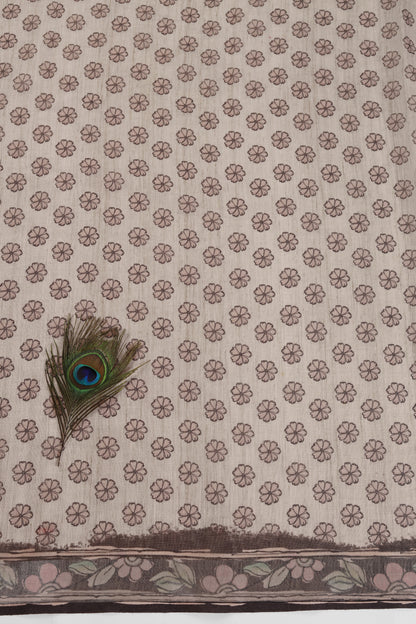 Prakriti Geet Linen Saree - Yuvani