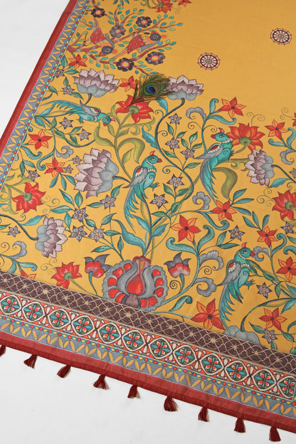 Pushp-Vatika Chanderi Saree - Yuvani