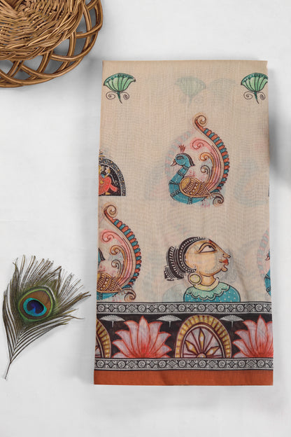 Raas Rangini Chanderi Saree - Yuvani