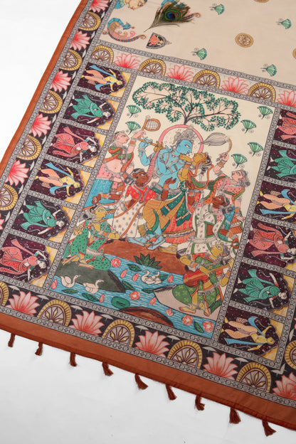 Raas Rangini Chanderi Saree - Yuvani