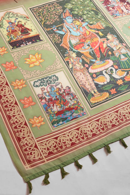 Radha Ridhaya Chanderi Saree - Yuvani