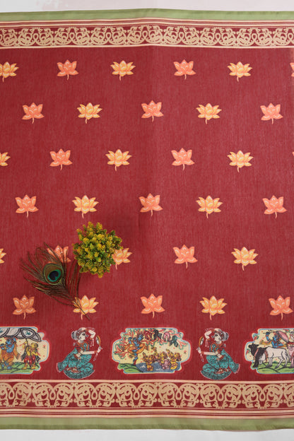 Radha Ridhaya Chanderi Saree - Yuvani