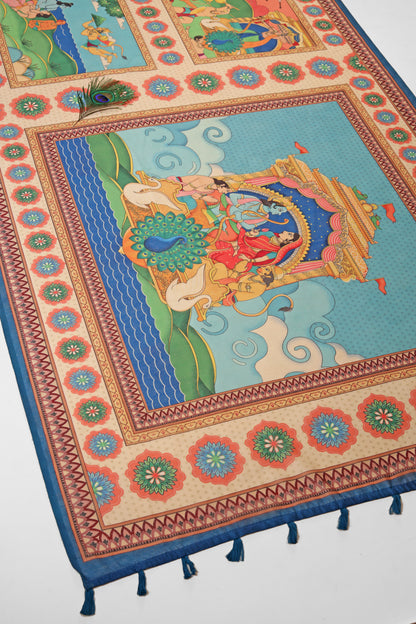 Ram-Rajya Chanderi Saree - Yuvani