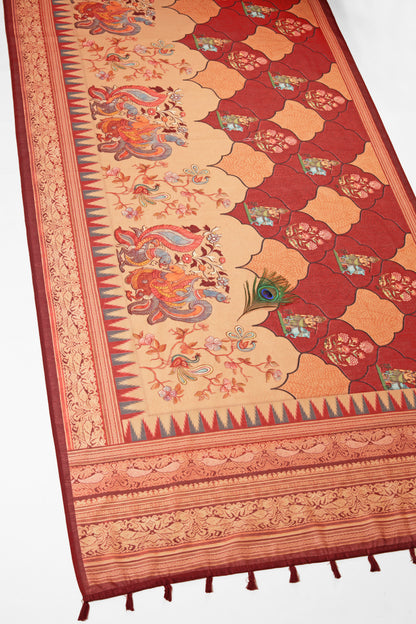 Rang-Bhaav Chanderi Saree - Yuvani