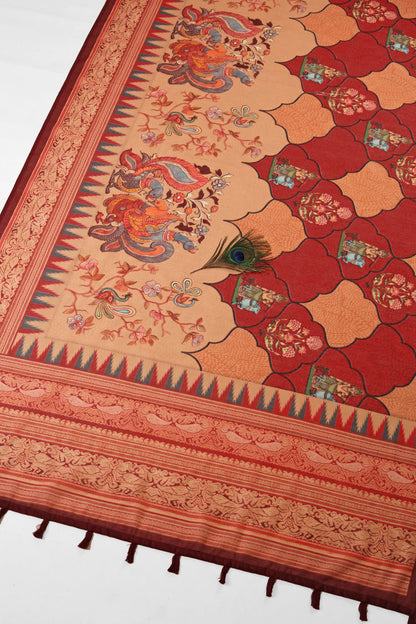 Rang-Bhaav Chanderi Saree - Yuvani