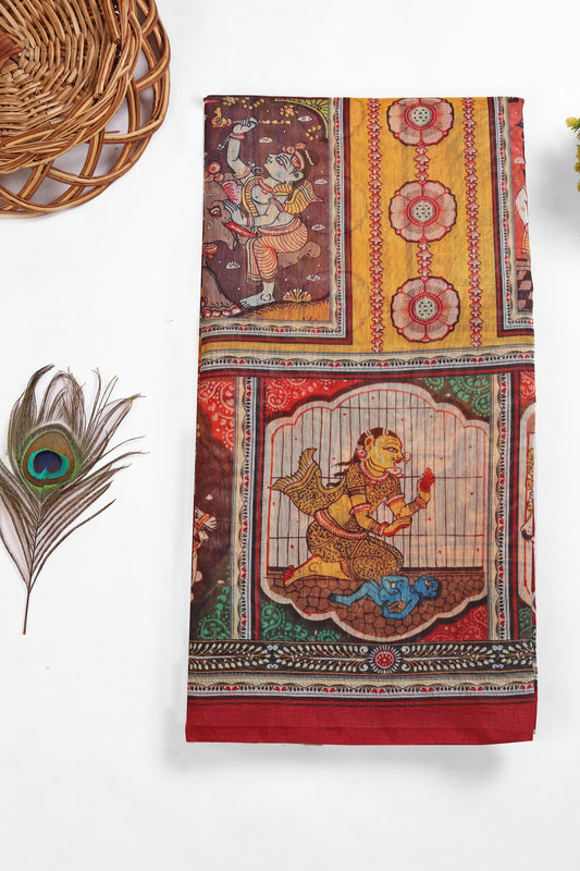 Rang Gajraj Chanderi Saree - Yuvani