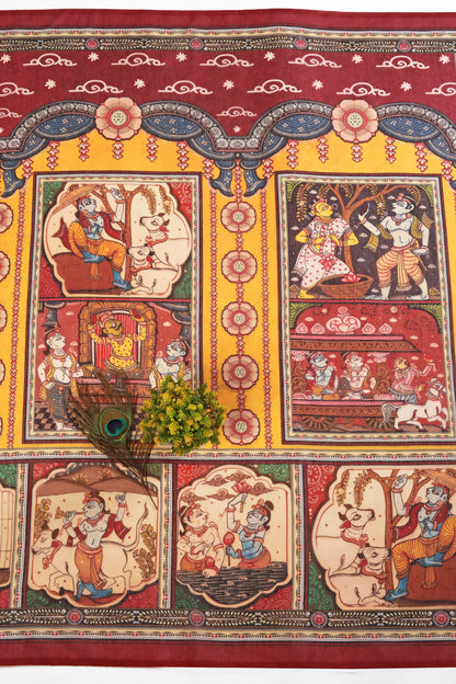 Rang Gajraj Chanderi Saree - Yuvani