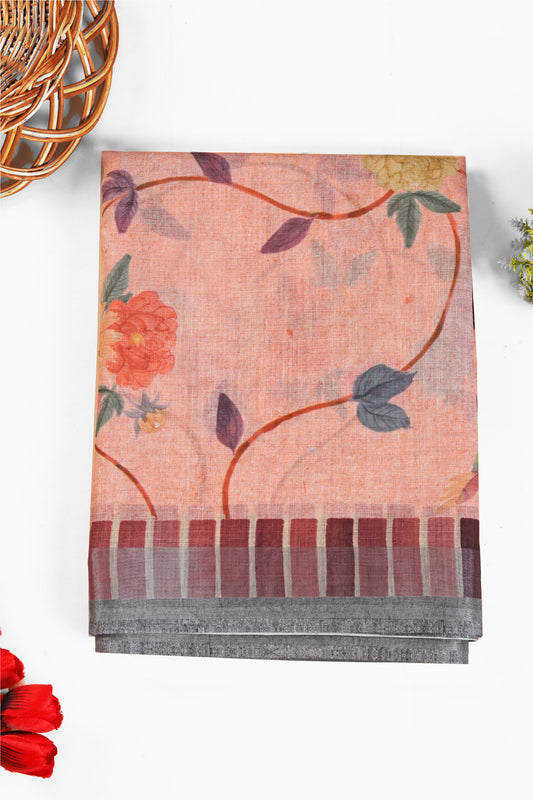 Ritu Kamal Linen Saree - Yuvani