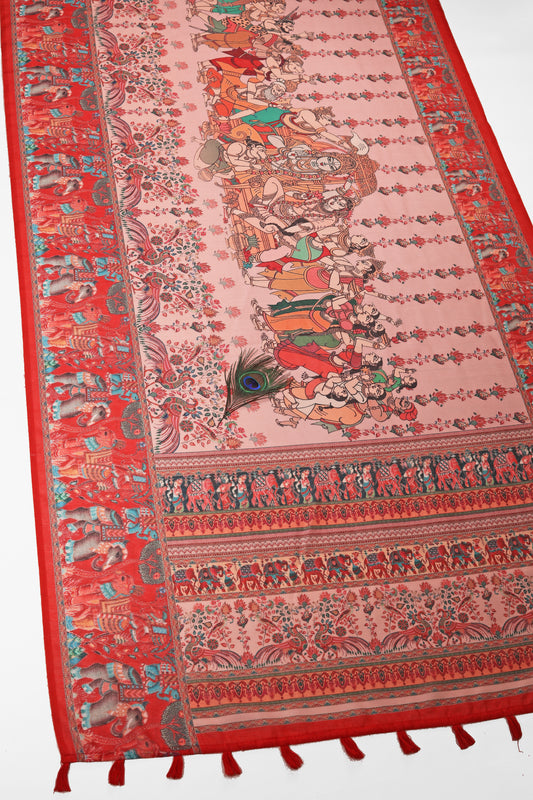 Rudra Leela Chanderi Saree - Yuvani