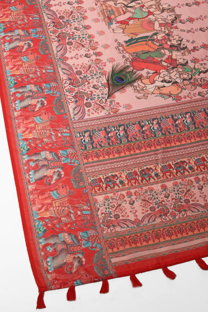 Rudra Leela Chanderi Saree - Yuvani