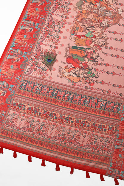 Rudra Leela Chanderi Saree - Yuvani