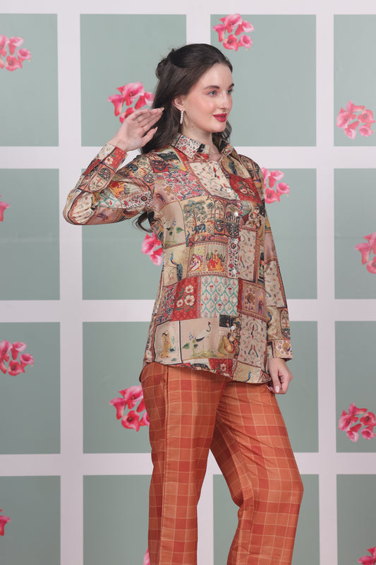 Rust Heritage Coord Set - Yuvani