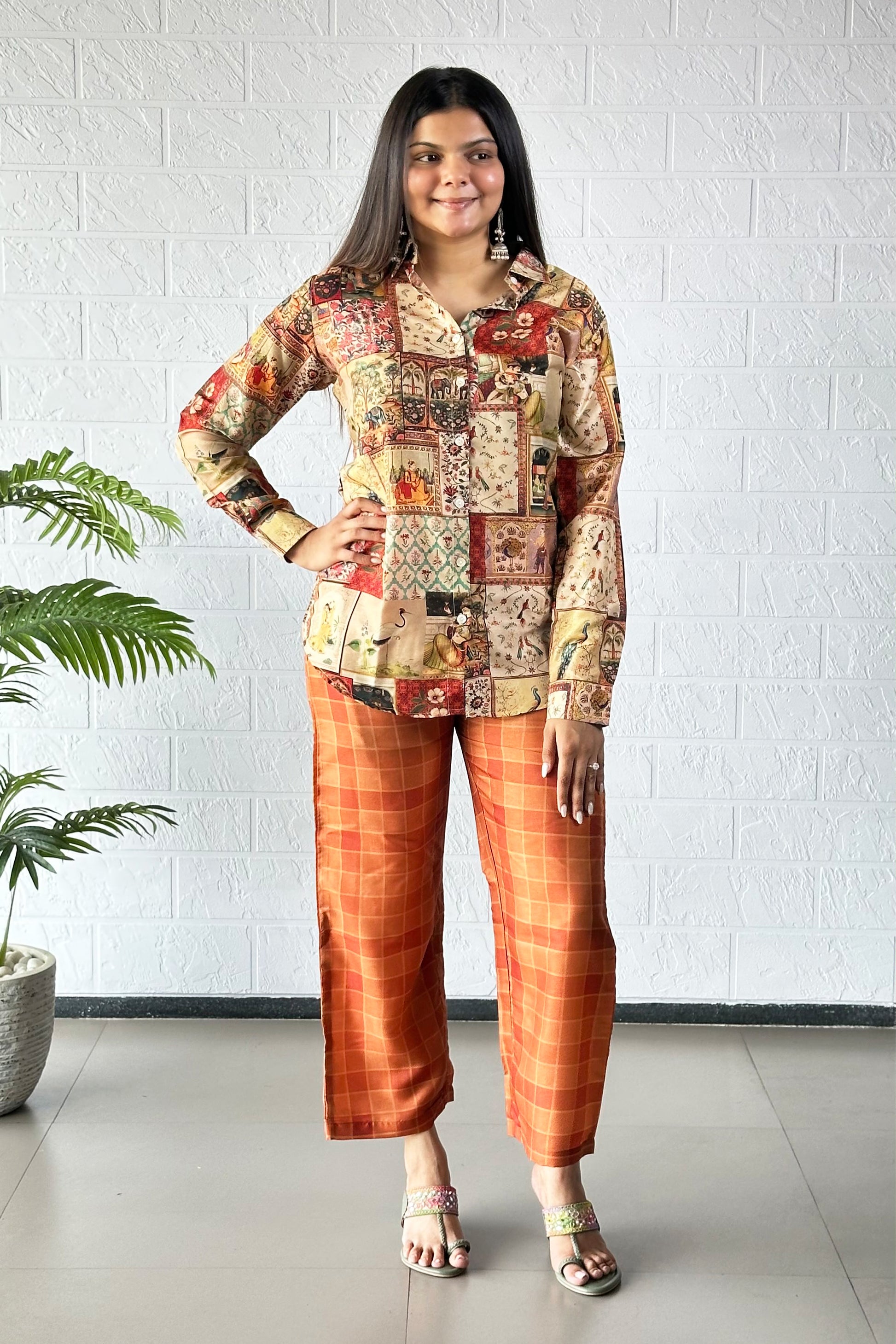 Rust Heritage Coord Set - Yuvani