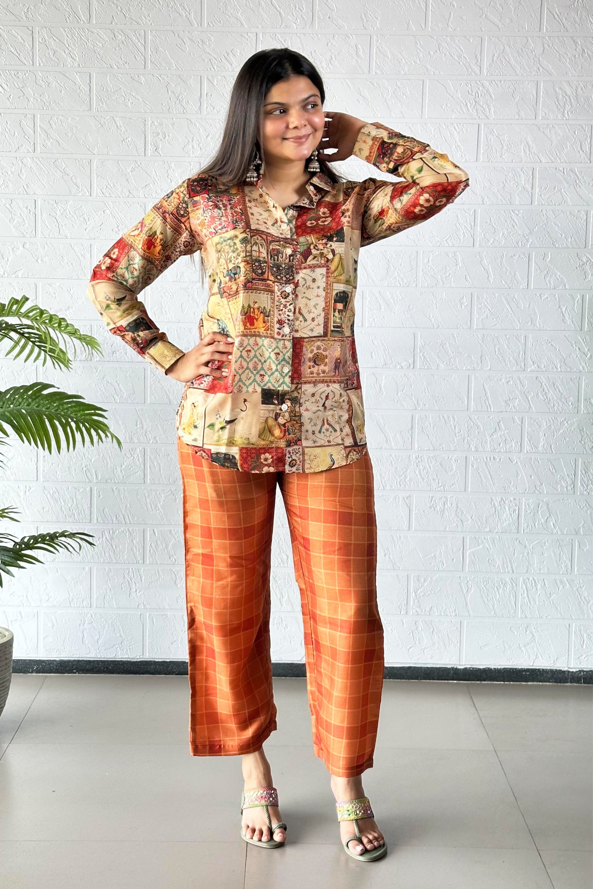 Rust Heritage Coord Set - Yuvani