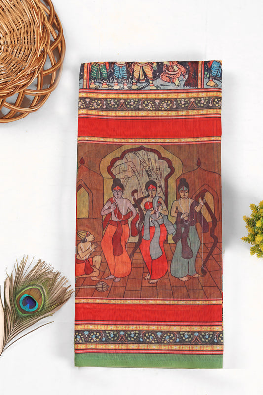 Samprapti Chanderi Cotton Saree - Yuvani