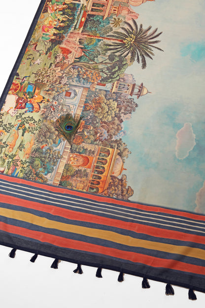 Shahi Bagh Chanderi Saree - Yuvani