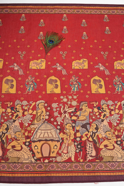 Shakti-Roop Chanderi Saree - Yuvani