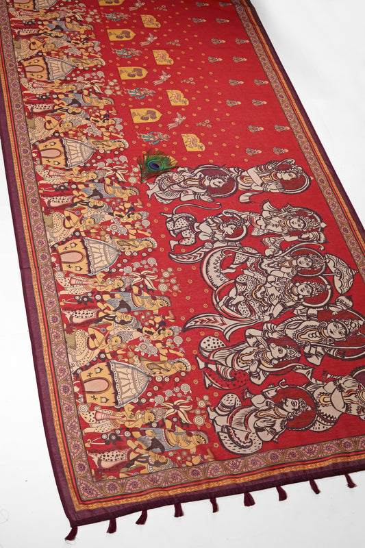 Shakti-Roop Chanderi Saree - Yuvani