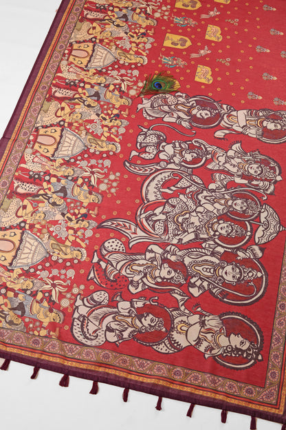 Shakti-Roop Chanderi Saree - Yuvani