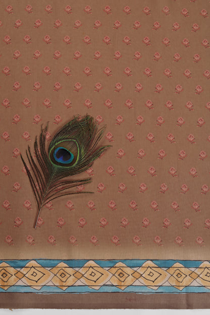 Shantivan Handloom Cotton Silk Saree - Yuvani