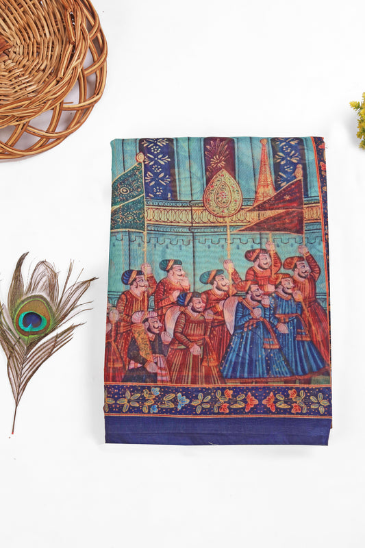 Shringar Pichwai Chanderi Saree - Yuvani