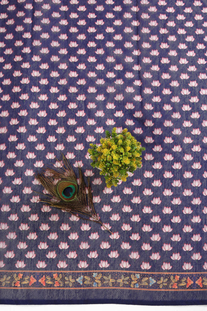 Shringar Pichwai Chanderi Saree - Yuvani