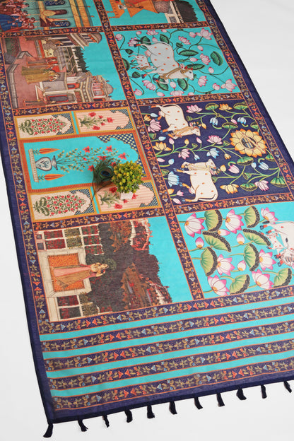 Shringar Pichwai Chanderi Saree - Yuvani