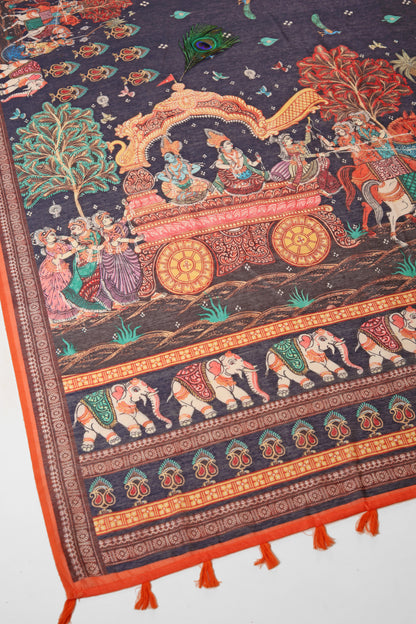 Shubha Ratha Chanderi Saree - Yuvani