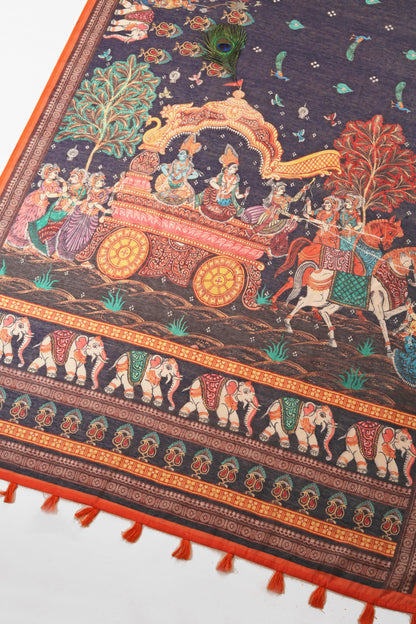 Shubha Ratha Chanderi Saree - Yuvani