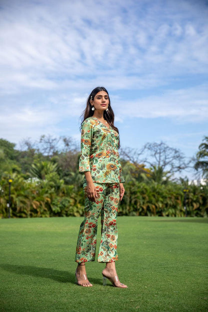 Soaring Sunflower Co-ord Set - Yuvani