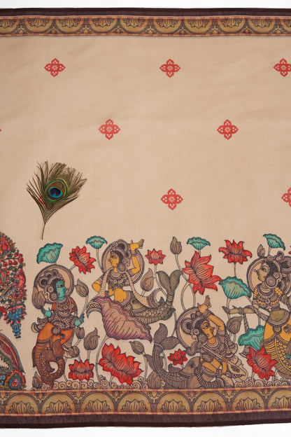 Surangana Chanderi Cotton Saree - Yuvani