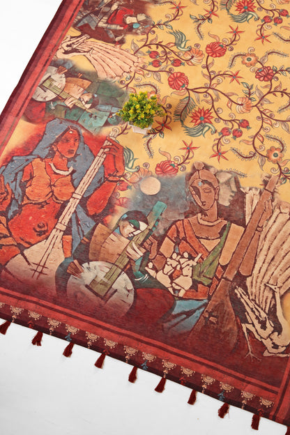 Swarna Lata Chanderi Saree - Yuvani