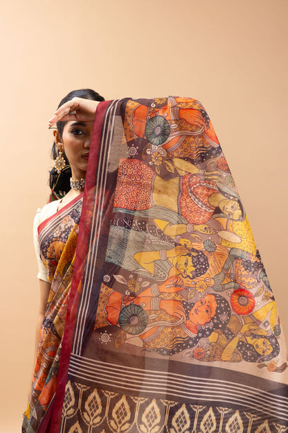 Sakhi Sabha Chanderi Saree