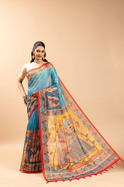 Mayura Leela Chanderi Saree