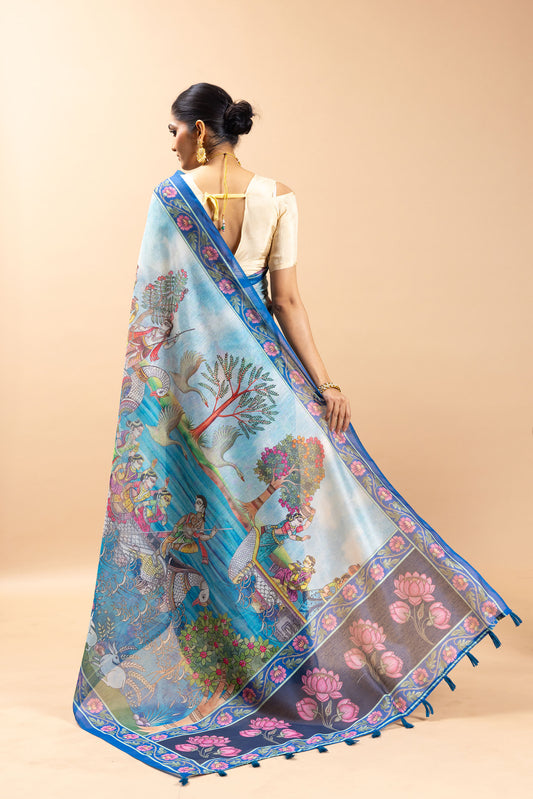 Tarangini Chanderi Saree