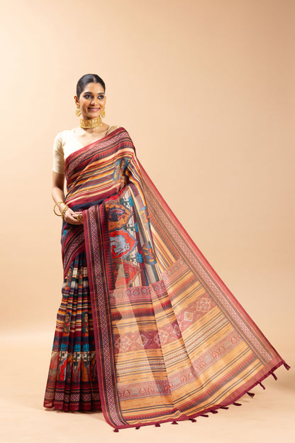 Maaya Chanderi Cotton Saree