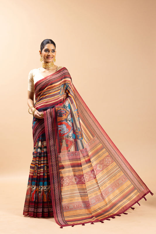 Maaya Chanderi Cotton Saree