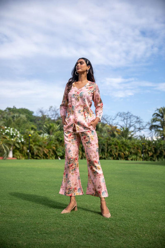 Preety Pink Co-ord Set - Yuvani