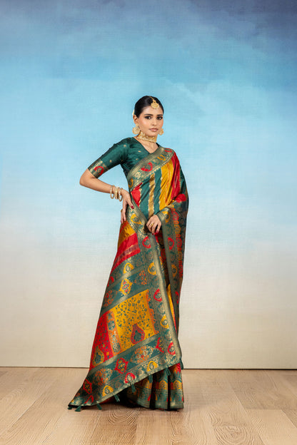 Kasturi Jacquard Saree